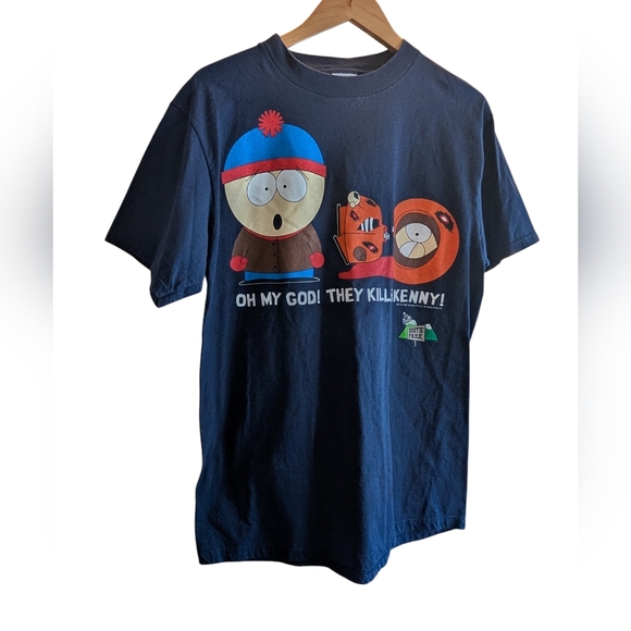 Vintage 90’s South Park They Killed Kenny Men's T-shirt Size Large Humor Comedy
